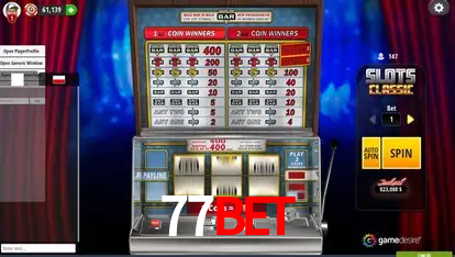 A Popularidade dos Caça-Níqueis no 77bet